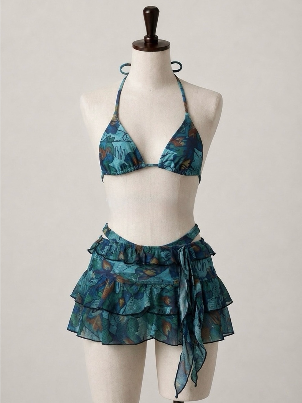 Multicolor Bikini Set